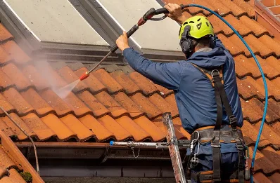 Démoussage et hydrofuge de toiture à Vachères